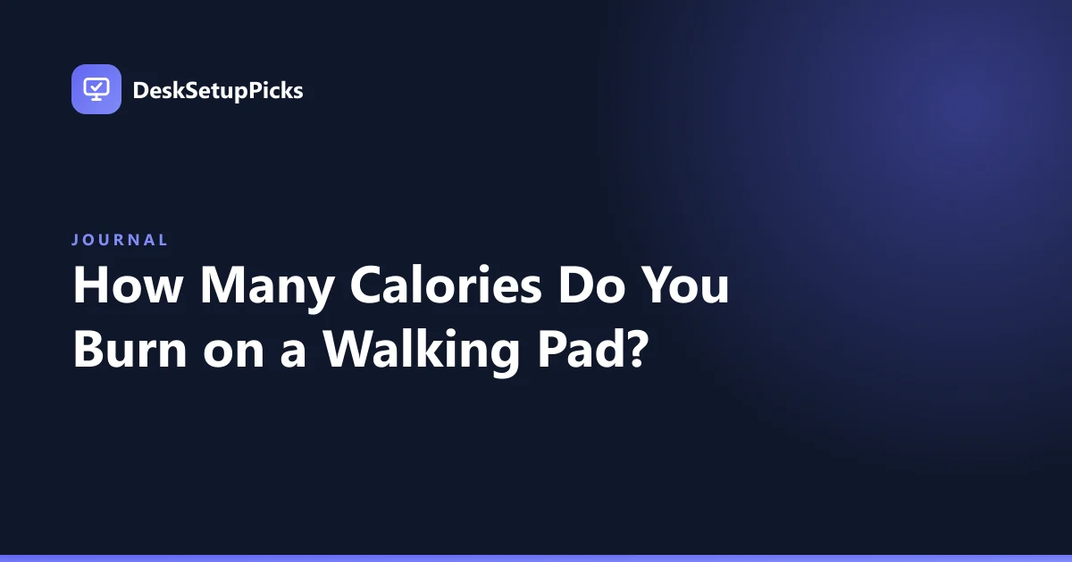How Many Calories Do You Burn on a Walking Pad?